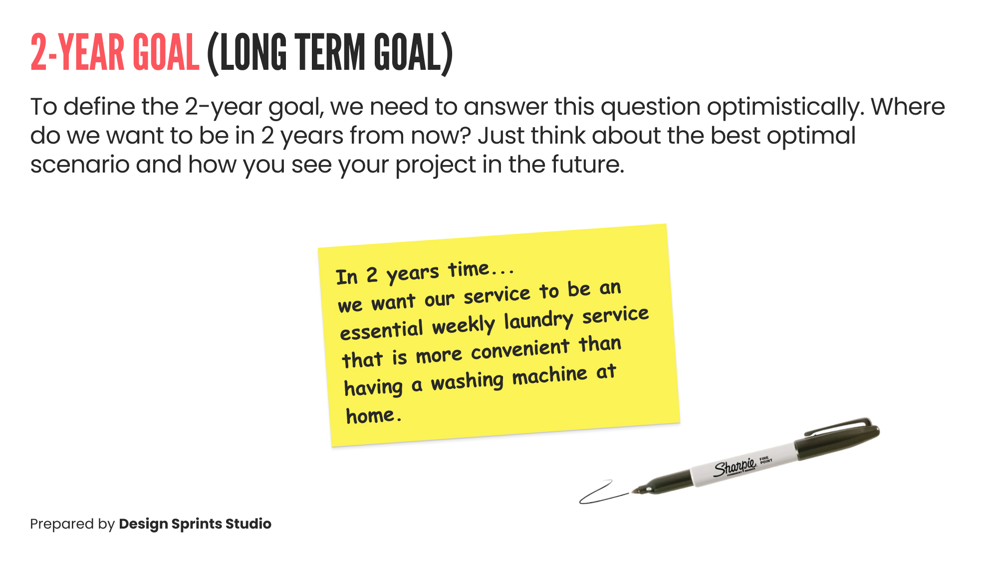 Design Sprint: 2-year goal