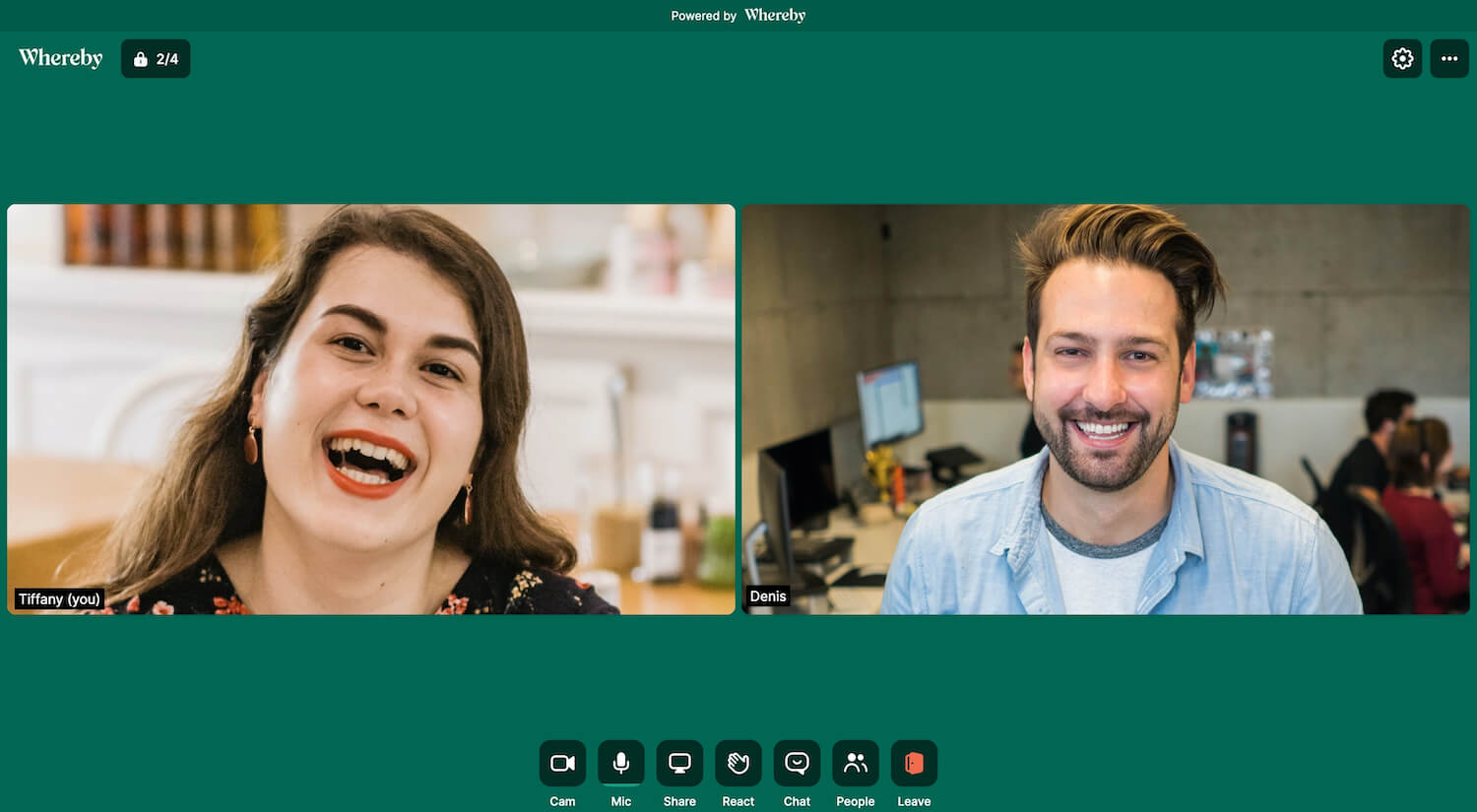 Whereby Web Video Conferencing