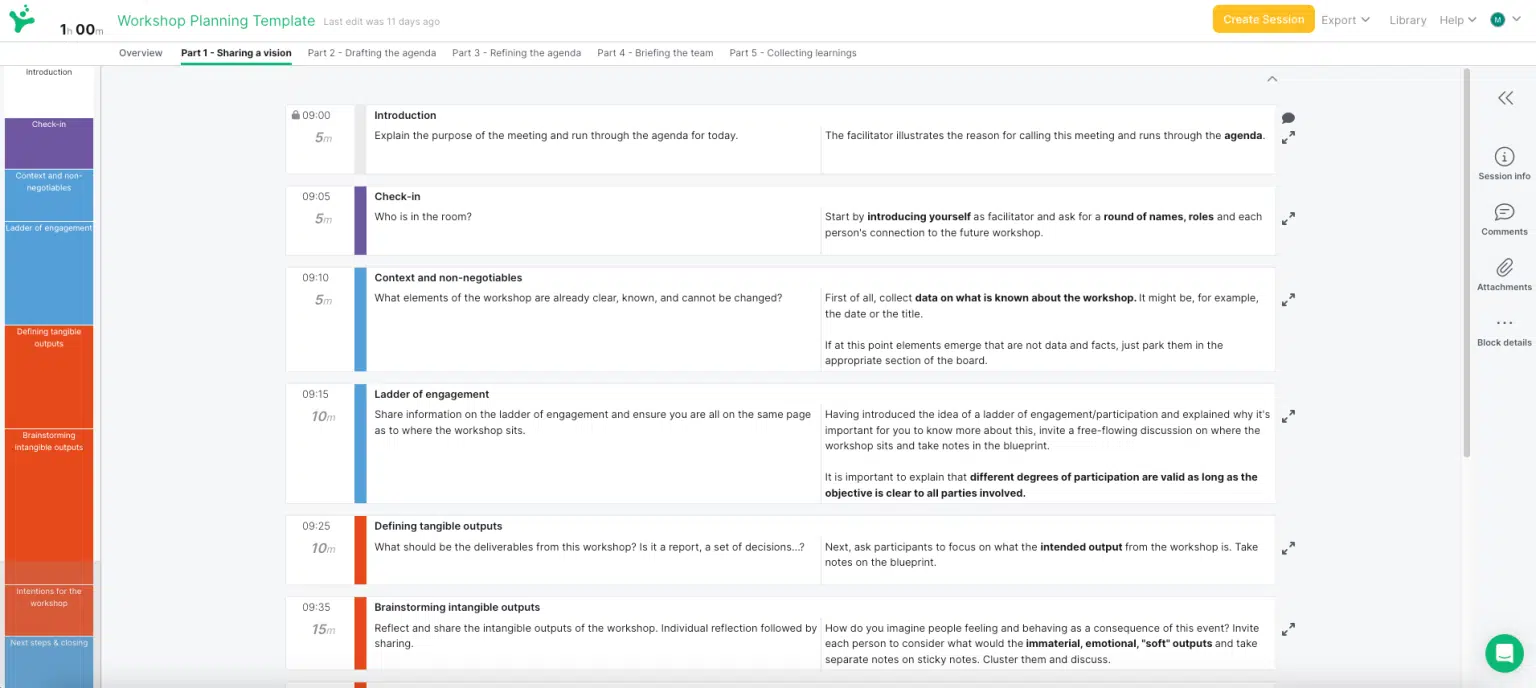 Sessionlab - Comprehensive Workshop Planning and Collaboration